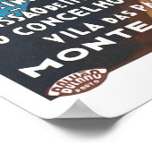 Estoril-Cascaisポルトガルヴィンテージ旅行ポスター ポスター (角)