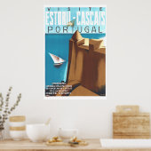 Estoril-Cascaisポルトガルヴィンテージ旅行ポスター ポスター (キッチン)