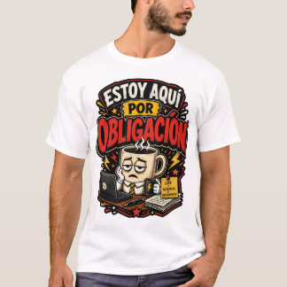 Estoy aquí por obligación tシャツ