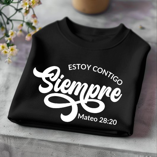 Estoy Contigo Siempreキリストスペインの教Tシャツ Tシャツ
