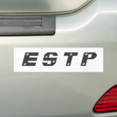 ESTPのバンパーステッカー バンパーステッカー (車上)
