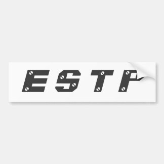 ESTPのバンパーステッカー バンパーステッカー