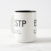 ESTP Triple shot Mug Gift ツートーンマグカップ (正面左)