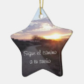 Estrella ceramica colgante セラミックオーナメント (左)