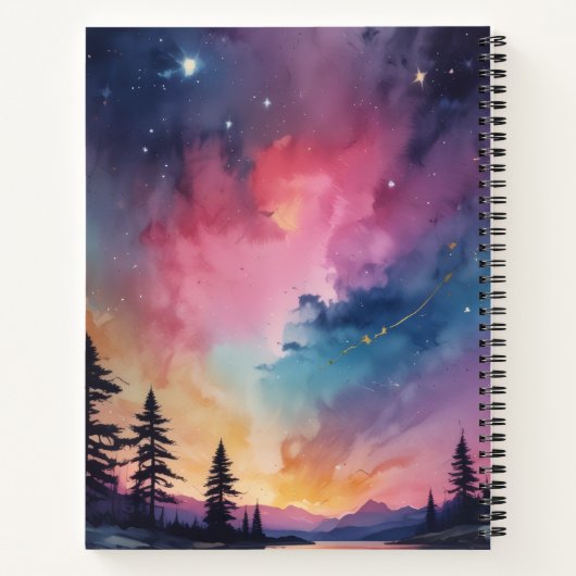 Estrellas sobre el Bosque ノートブック (裏面)