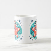 Estrellita de mar con sombrero コーヒーマグカップ (中央)