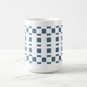 Estrutura F | Azul Petróleo コーヒーマグカップ (中央)