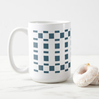 Estrutura F | Azul Petróleo コーヒーマグカップ