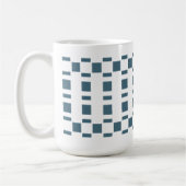 Estrutura F | Azul Petróleo コーヒーマグカップ (左)