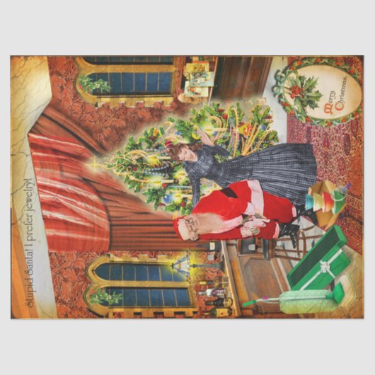 ¡Estúpido Santa! Prefiero joyas :/ 薄葉紙 (正面)