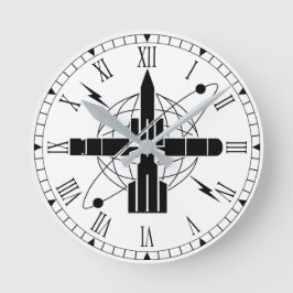 ET分岐バッジ ラウンド壁時計