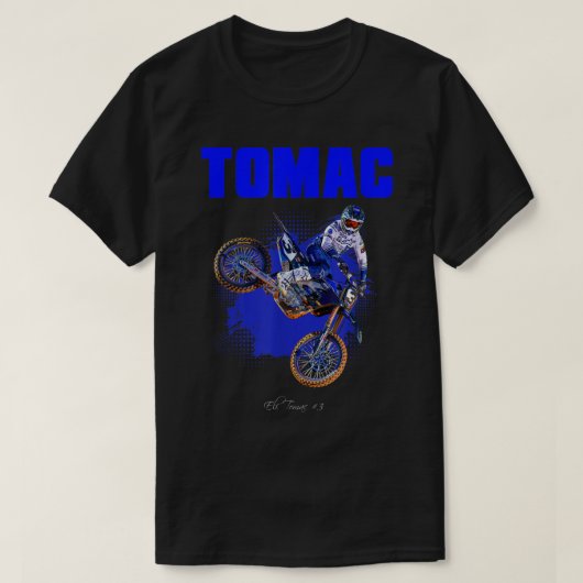 ET3 ELI 3 TOMACスーパークロスモトクロススターチャンピオン Tシャツ (デザイン正面)