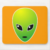 ET – オレンジ色 マウスパッド (正面)