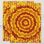 ET Abstract Flower Scrapbook Page 2-Sided Page (正面/裏面)