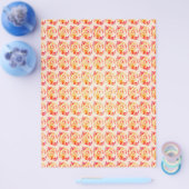 ET Abstract Roses Scrapbook Paper Bulk Pages チラシ (シングル)