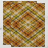 ET Argyle Scrapbook Paper 2-Sided Page (正面/裏面)