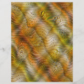 ET Faux Snakeskin Scrapbook Paper 2-Sided Page (正面)