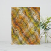 ET Faux Snakeskin Scrapbook Paper 2-Sided Page (スタンド正面)