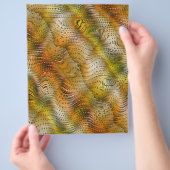 ET Faux Snakeskin Scrapbook Paper Bulk Pages チラシ (手)