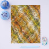ET Faux Snakeskin Scrapbook Paper Bulk Pages チラシ (シングル)