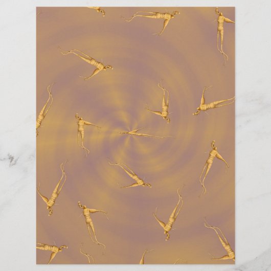 ET Ginseng Man Scrapbook Paper Bulk Pages チラシ (正面)