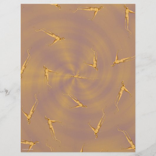 ET Ginseng Man Scrapbook Paper Bulk Pages チラシ (裏面)