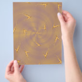 ET Ginseng Man Scrapbook Paper Bulk Pages チラシ (手)