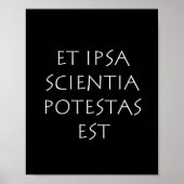 Et ipsa scieria potestas est ポスター (正面)