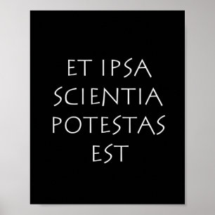 Et ipsa scieria potestas est ポスター
