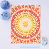 ET Kaleidoscope Scrapbook Paper Bulk Pages チラシ (シングル)