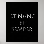 Et nunc et semper ポスター (正面)