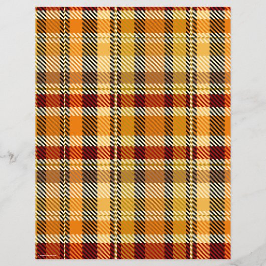 ET Plaid Scrapbook Paper 2-Sided Page (裏面)