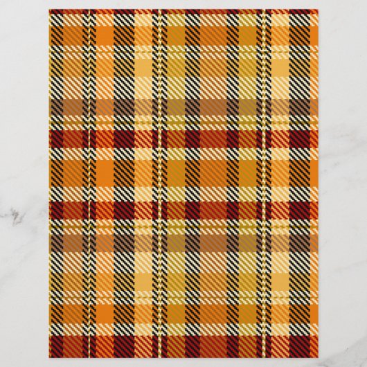ET Plaid Scrapbook Paper Bulk Pages チラシ (正面)