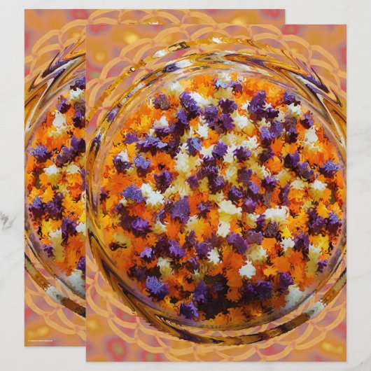 ET Potpourri Scrapbook Paper 2-Sided Page (正面/裏面)