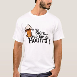 et pour bierre hip hourra alcool humour expression tシャツ