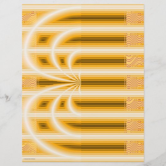 ET Retro Cathedral Scrapbook Paper 2-Sided Page (裏面)