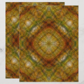 ET Serene Garden Scrapbook Paper 2-Sided Page (正面/裏面)