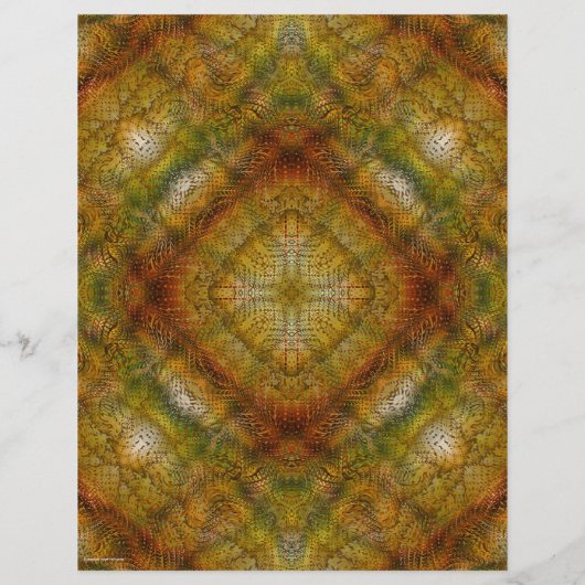 ET Serene Garden Scrapbook Paper 2-Sided Page (裏面)