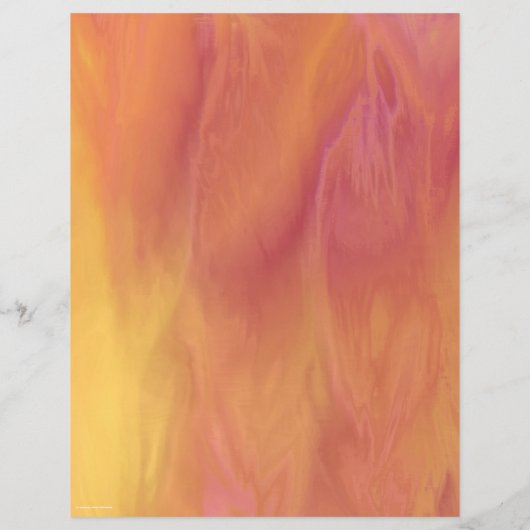 ET Sunset Scrapbook Paper 2-Sided Page (裏面)