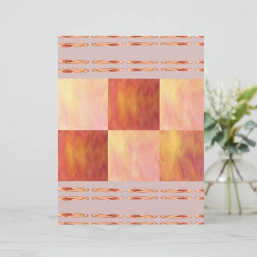 ET Sunset Tiles Scrapbook Paper 2-Sided Page (スタンド正面)