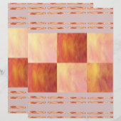 ET Sunset Tiles Scrapbook Paper 2-Sided Page (正面/裏面)
