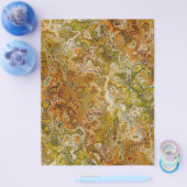 ET Swirly Marble Scrapbook Paper Bulk Pages チラシ (シングル)