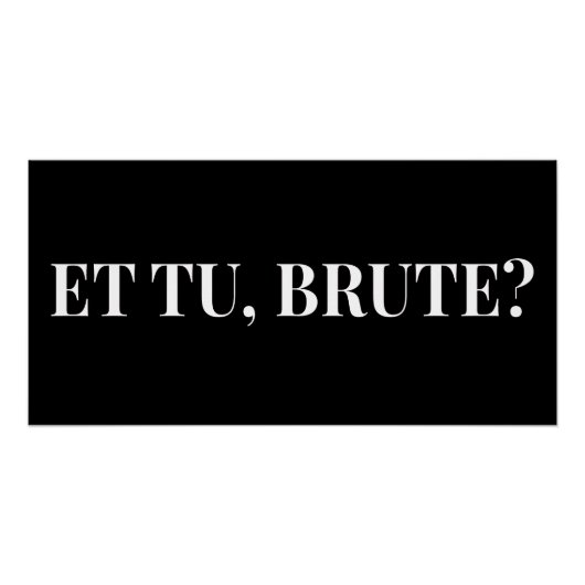 Et Tu, Brute? Shakespeare's Julius Caesar III ポスター (正面)