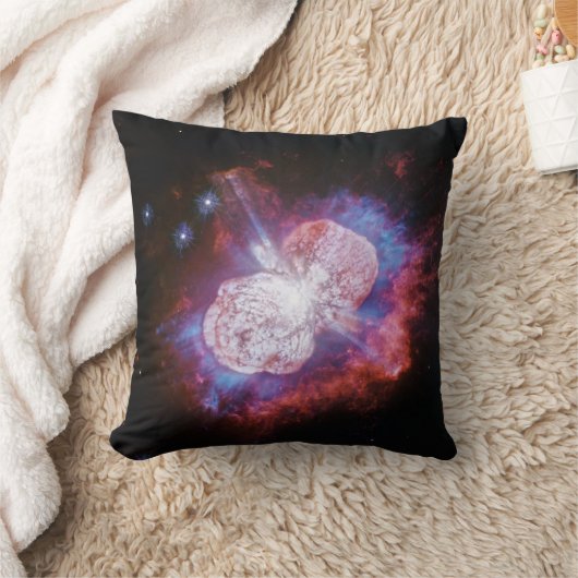 Eta Carinae Binary Star System Fireworks クッション (ブランケット)