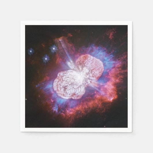 Eta Carinae Binary Star System Fireworks スタンダードカクテルナプキン (正面)