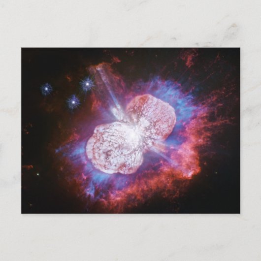 Eta Carinae Binary Star System Fireworks ポストカード (正面)