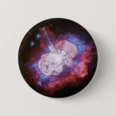 Eta Carinae Binary Star System Fireworks 缶バッジ (正面)