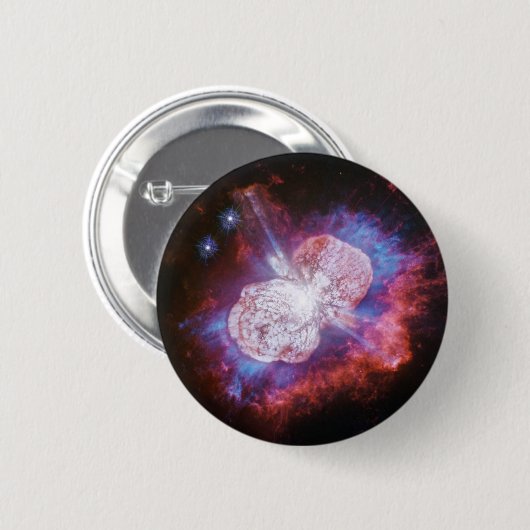 Eta Carinae Binary Star System Fireworks 缶バッジ (正面&裏面)