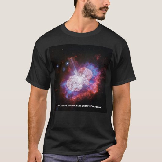 Eta Carinae Binary Star System Fireworks Tシャツ (正面)