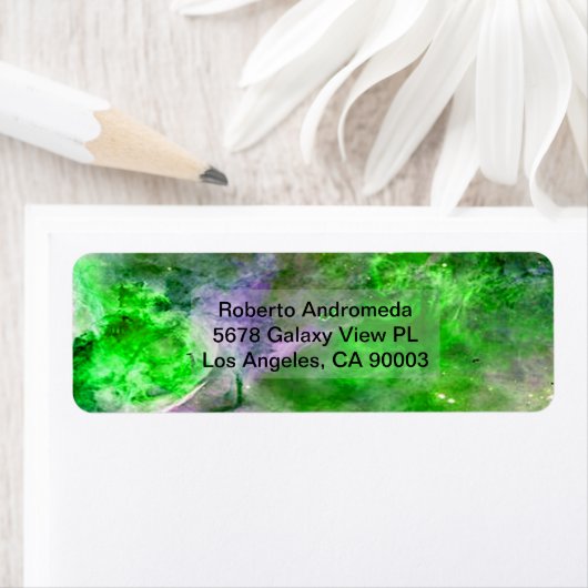 Eta Carinae Nebula Enhanced Green、ZGOSアドレス ラベル (インサイチュ)